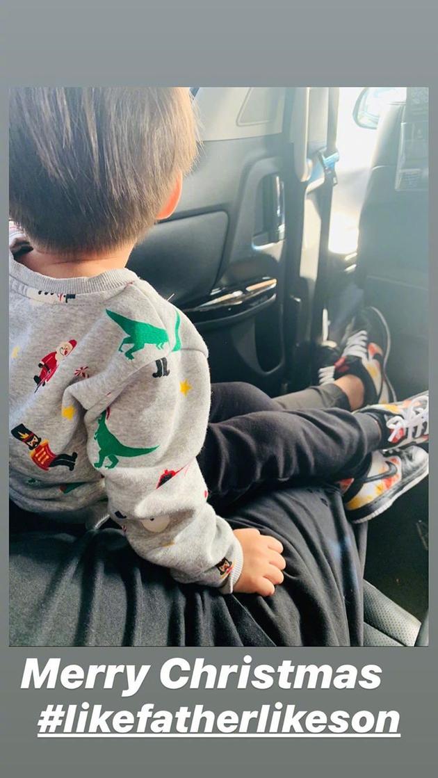 周杰伦晒儿子背影照