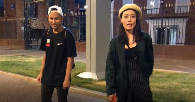 容祖儿杨政龙世界杯同游