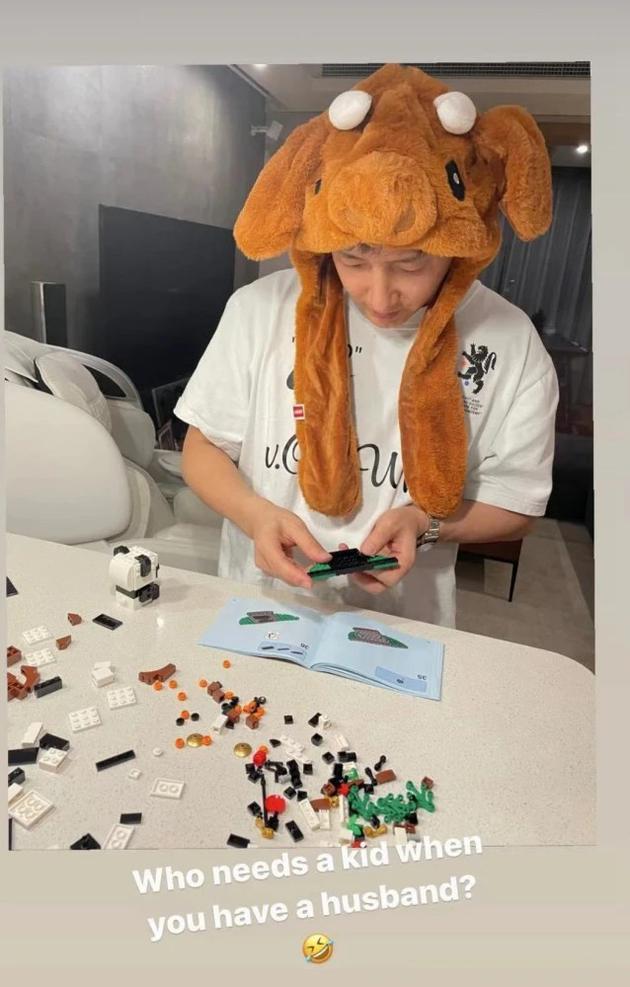 卢靖姗晒图