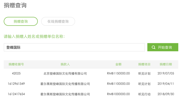 吳京捐款