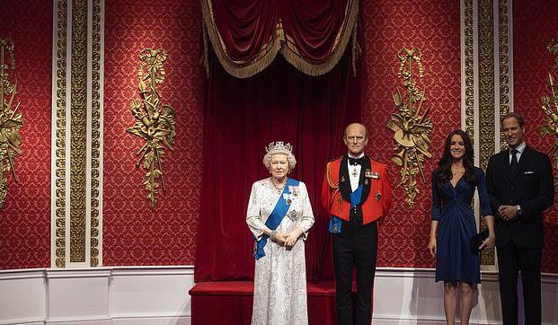 哈里梅根蜡像被移出皇室布景（图源/俄罗斯卫星通讯社）