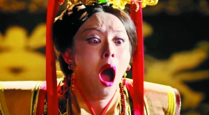 　孙俪在剧中歇斯底里的反应被截图做成表情包