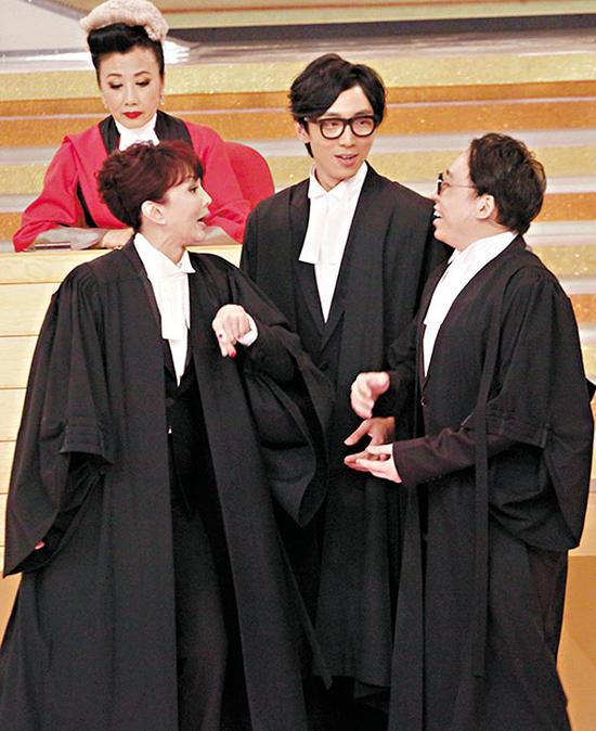 郑裕玲与"律师"陆永及c君斗嘴