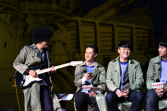 马浴柯参加《唐人街探案》发布会