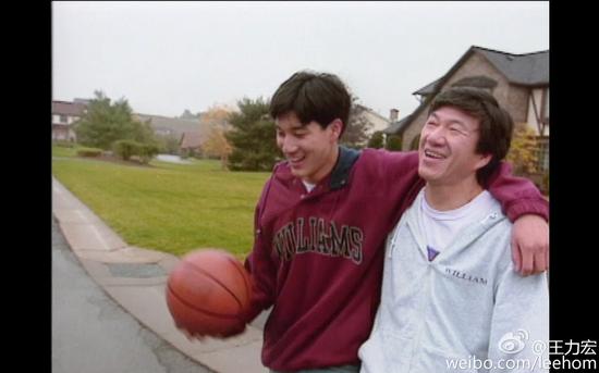 王力宏与父亲20年前旧照
