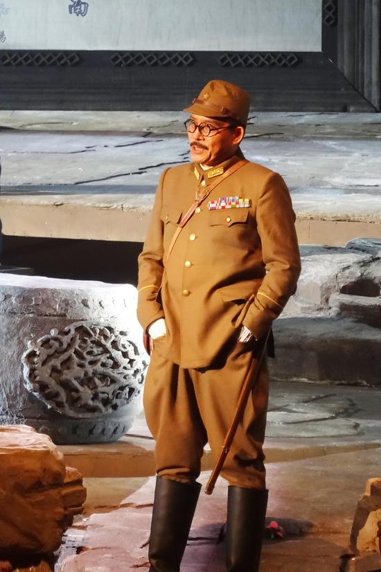 宗平在《中华士兵》里扮演的日本军官