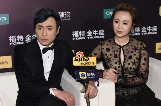 沈腾、马丽出席2015微博之夜盛典并接受新浪娱乐专访