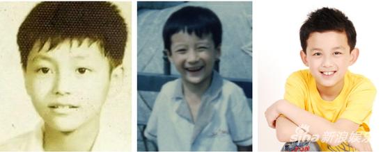 颜霸队童年大“撞脸”