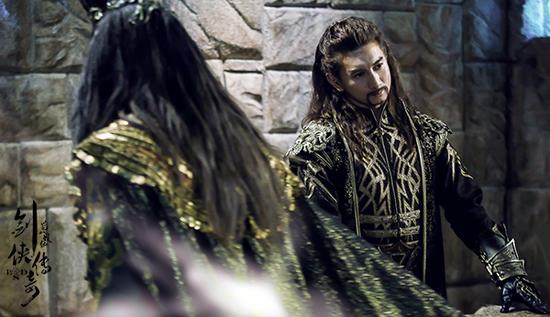 吴奇隆饰演绿袍