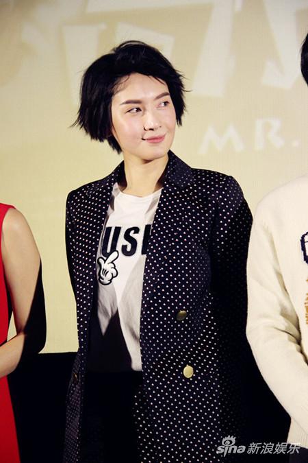 最帅女星李媛酷帅助阵电影首映礼