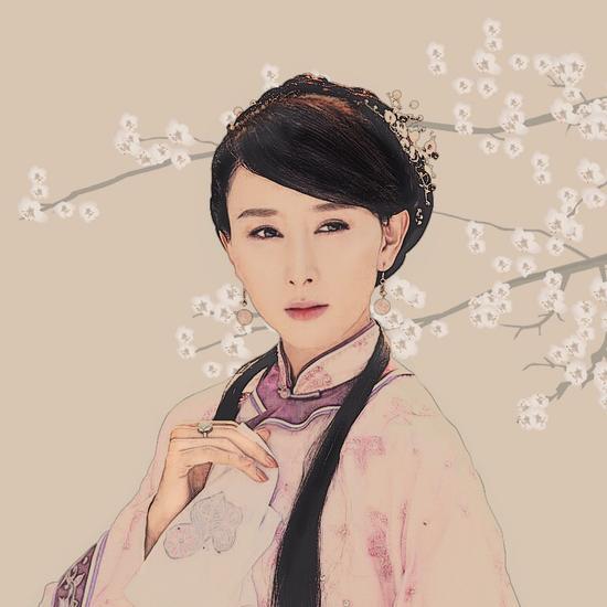 胡静饰演《笑红颜》梓桃