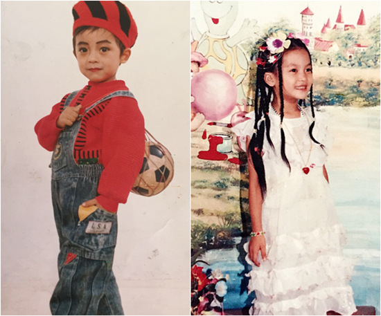 李晟李佳航童年照用照片填补我们的过去