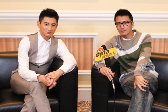 吴奇隆,谢霆锋对话新浪娱乐