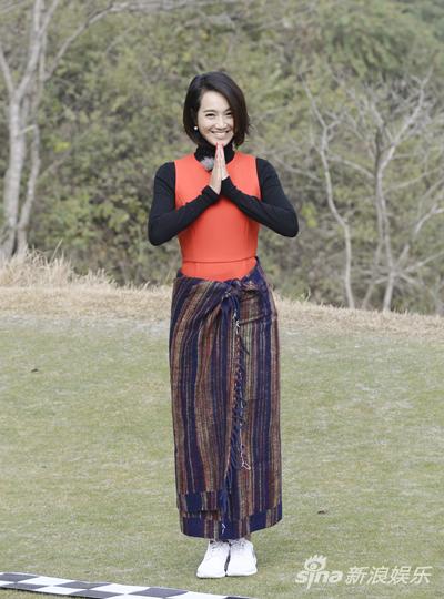 朱丹在大挑战现场