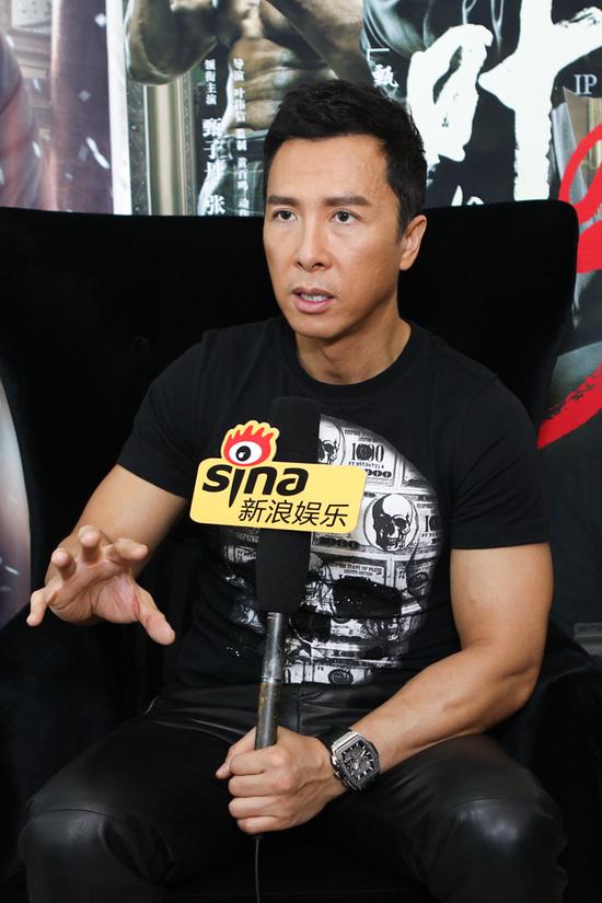 甄子丹对话新浪娱乐