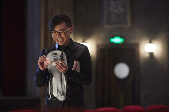 《我爱男保姆》赵晓苏剧照《我爱男保姆》剧照 袁姗姗,雷佳音和赵晓苏