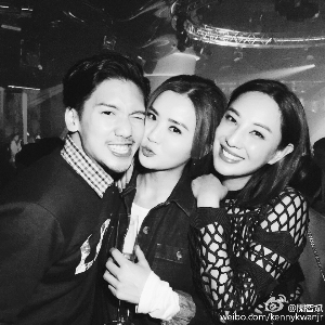 关智斌和阿Sa、郑希怡看麦当娜演唱会