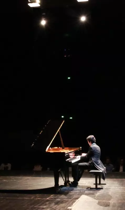 李云迪专注演奏