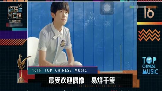 易烊千玺获三奖
