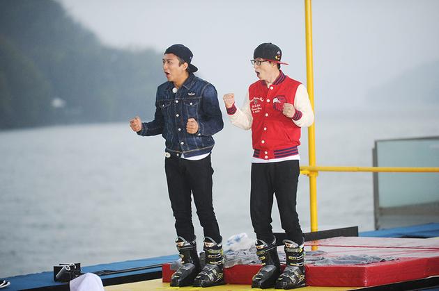 邓超与搭档齐比赞默契十足