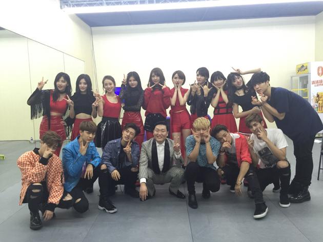 鸟叔与SNH48成员