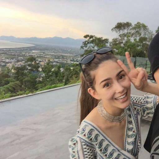 周杰伦与昆凌合影