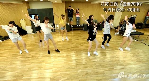 SNH48排练小苹果