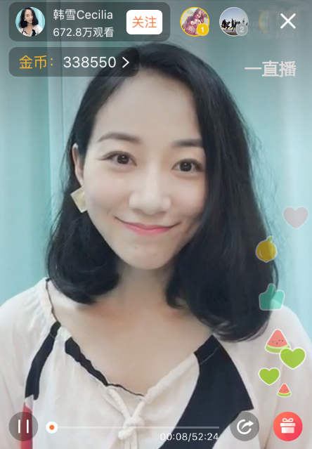 韩雪直播自曝祖父祖母曾在朝鲜战场结婚