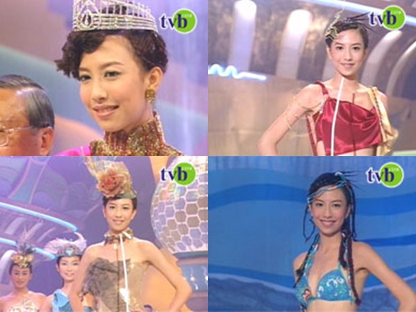 钟沛枝是2001年香港小姐亚军，甜笑令人印象深刻。