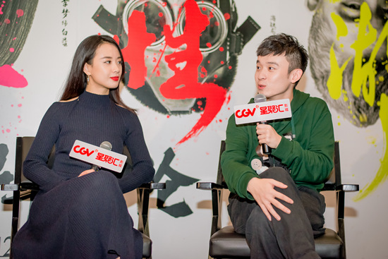 李梦与董子健亮相路演