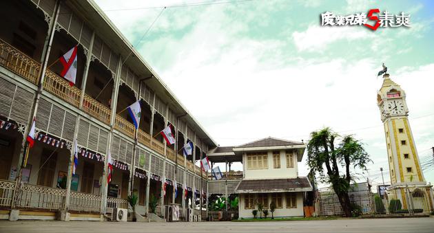 泰国百年木式老建筑