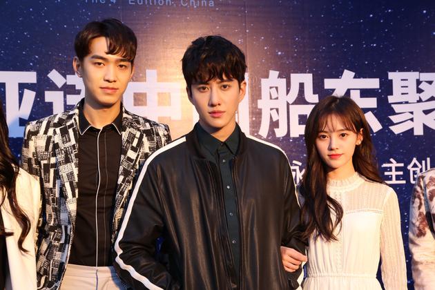 snh48鞠婧祎和泰国明星mike