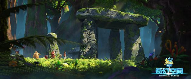 《熊出没·奇幻空间》拜年版海报