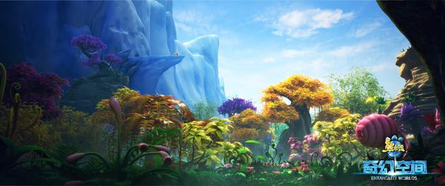 奇幻森林里层峦叠嶂