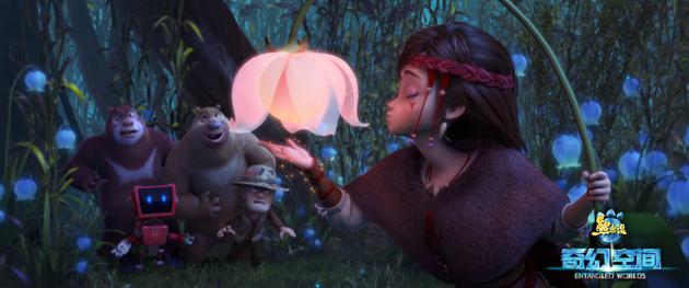 奇幻森林里的灯笼花