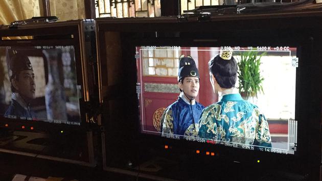 陈晓东《新龙门客栈》片场