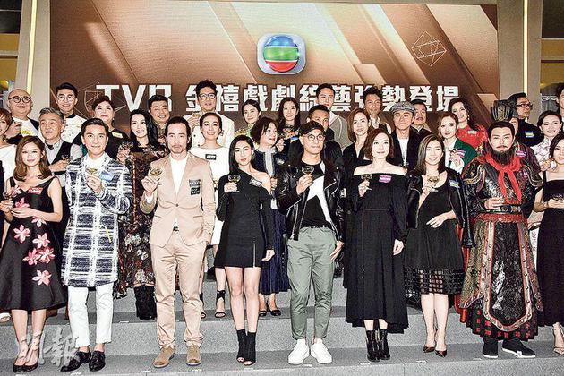 TVB宣传新节目，以艺员人海攻势展现强大阵容。
