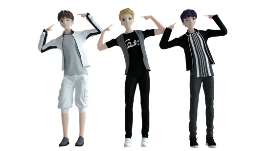 十二星宿风之少年虚拟形象