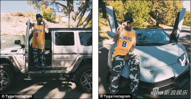 曝tyga被手撕后与现任分手 花钱狂买奢侈品求复合