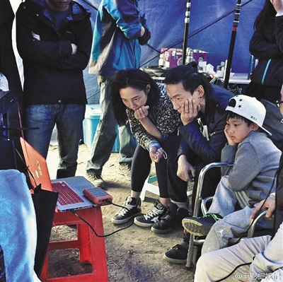 羽凡探班白百何