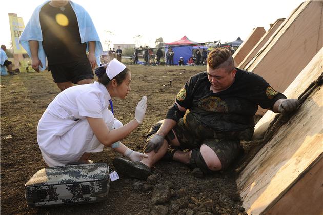 选手挑战中状况