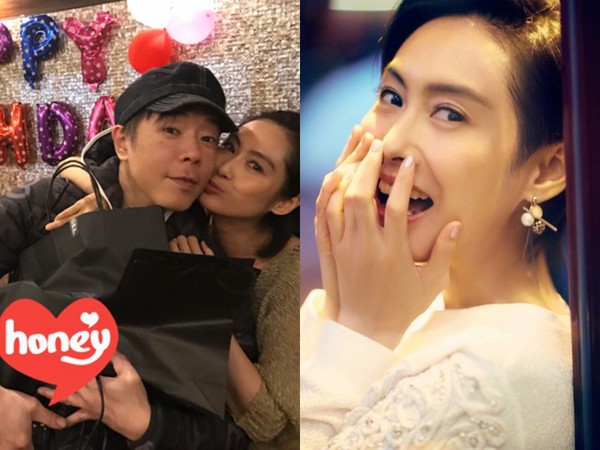 朱茵冻龄美照眼睛在发光黄贯中变护妻狂魔