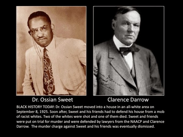 历史上的奥西恩·斯威特和克莱伦斯·丹诺