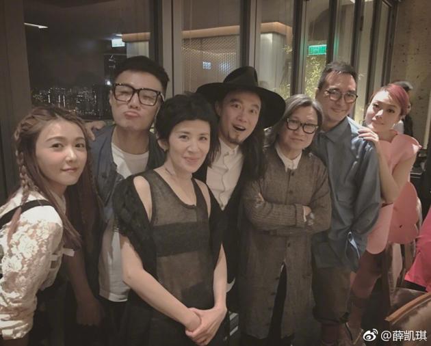 薛凯琪祝福作曲人黄伟文 陈奕迅吴君如等到场庆生