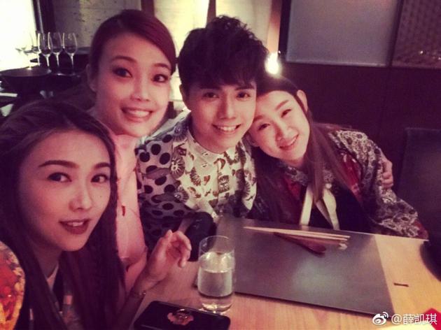 薛凯琪祝福作曲人黄伟文 陈奕迅吴君如等到场庆生