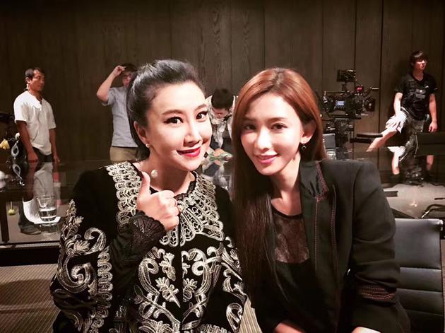 范湉湉、林志玲合照