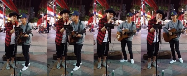 林俊杰曾在街头与流浪歌手合唱