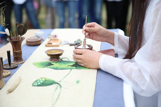 城市非遗文化展现场展示