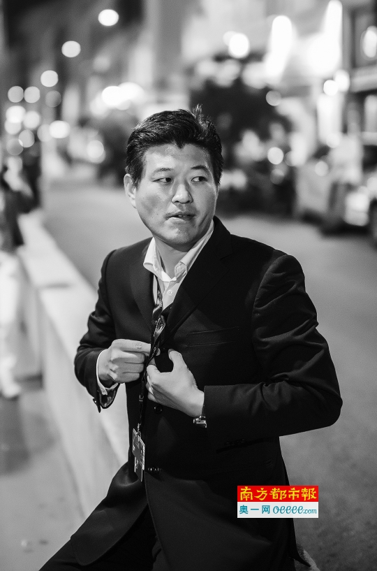 《喜丧》导演张涛是学院派出身.南都记者 钟锐钧 摄