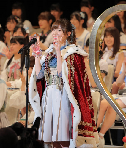 6月17日日本冲绳指原莉乃AKB总选举夺得三连冠